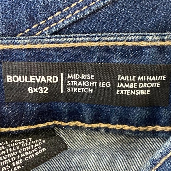 BUFFALO DAVID BITTON Mid Rise Straight Leg Jeans N - Picture 8 of 9